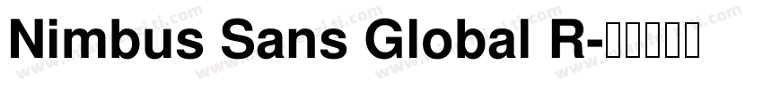 Nimbus Sans Global R字体转换